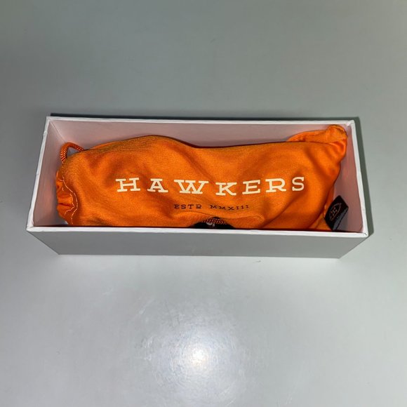 Hawkers Glacier White Plastic Frame Ultra Violet 400 Green Polarized Lens in Box - Picture 8 of 9